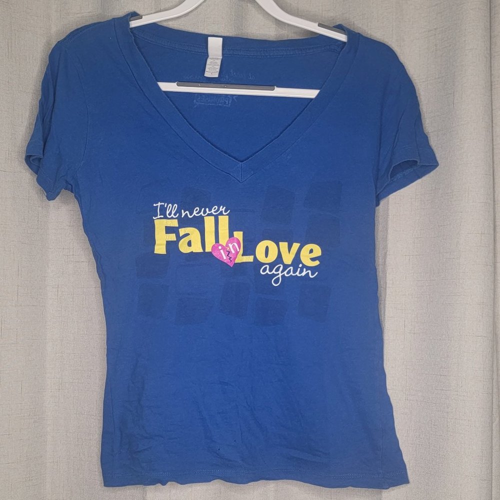 Promises, Promises The Musical Womens V-neck Tee- Large